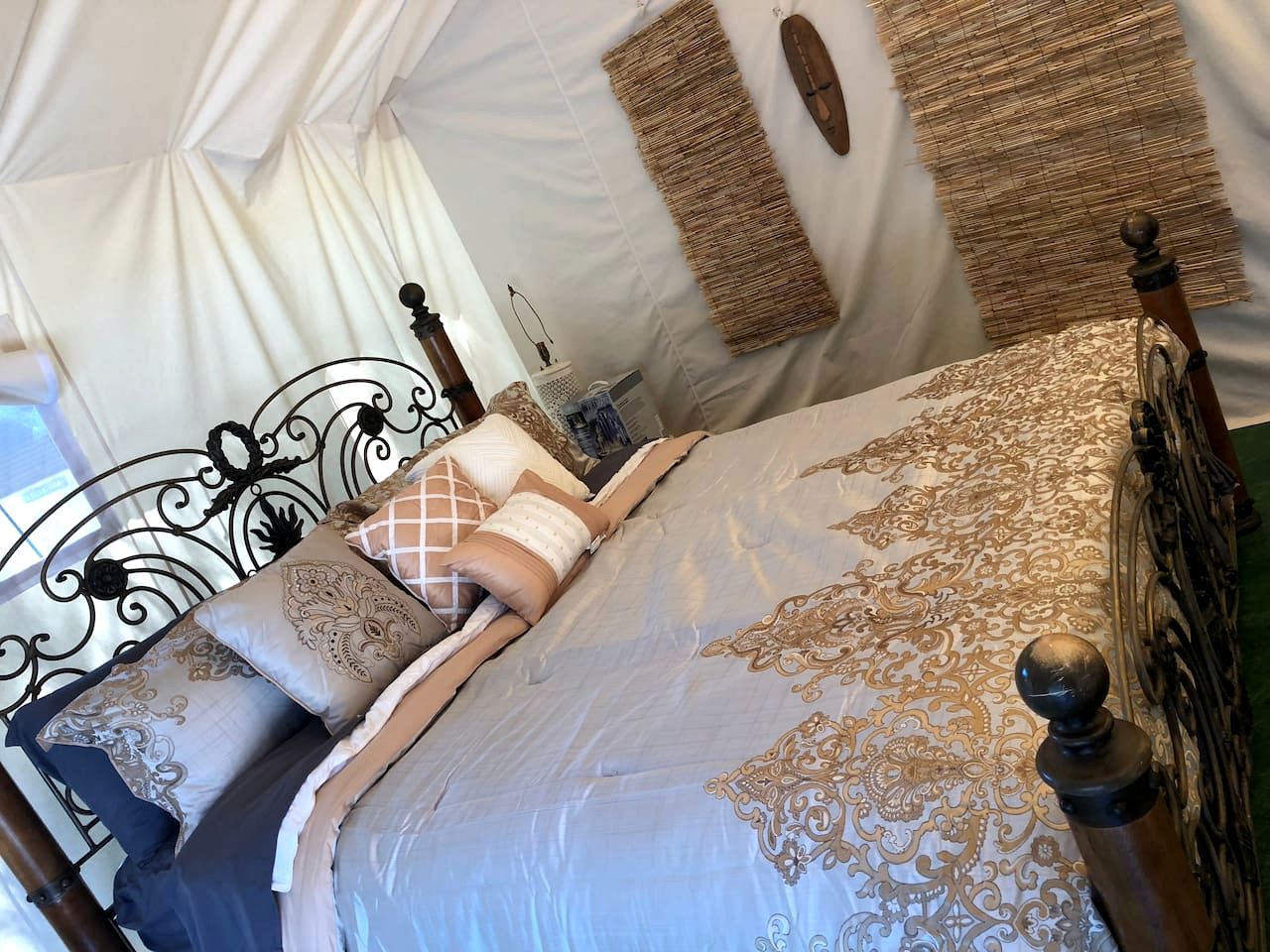 Luxury Safari Tent with Private Bathroom in Swan Valley, Idaho near Palisades Lake