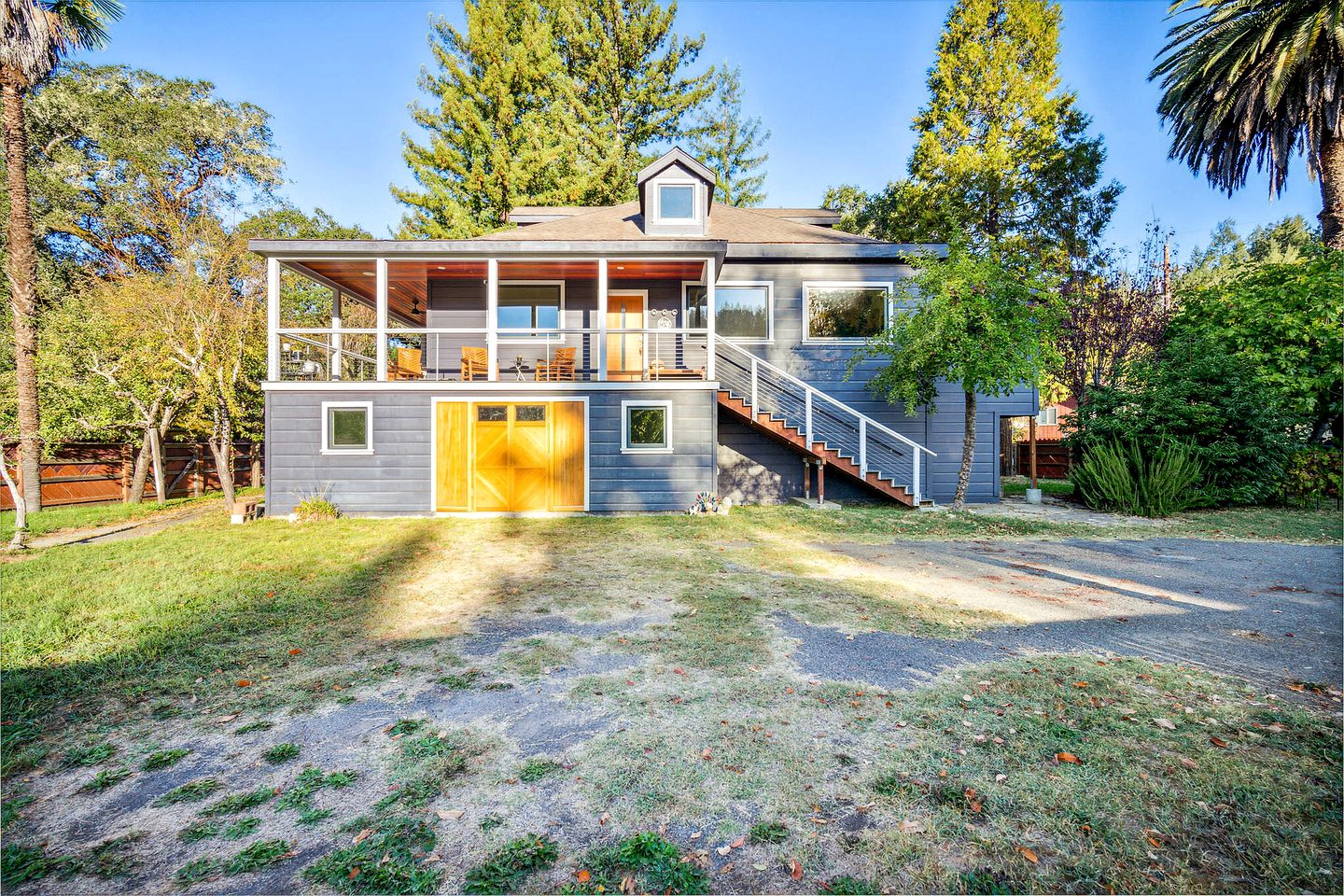 Stylish Dog-Friendly Cabin with Deck and Yard near Russian River in Monte Rio, California