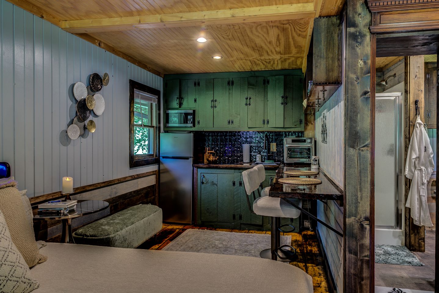 Romantic Farm-Stay Cabin with Petting Zoo & Hot Tub near Boone, NC