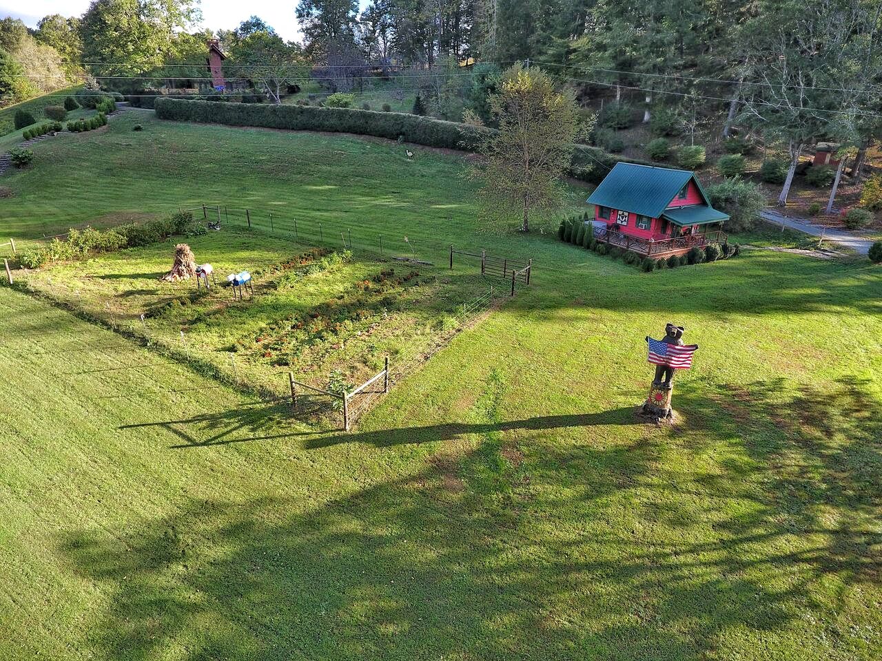 Romantic Farm-Stay Cabin with Petting Zoo & Hot Tub near Boone, NC