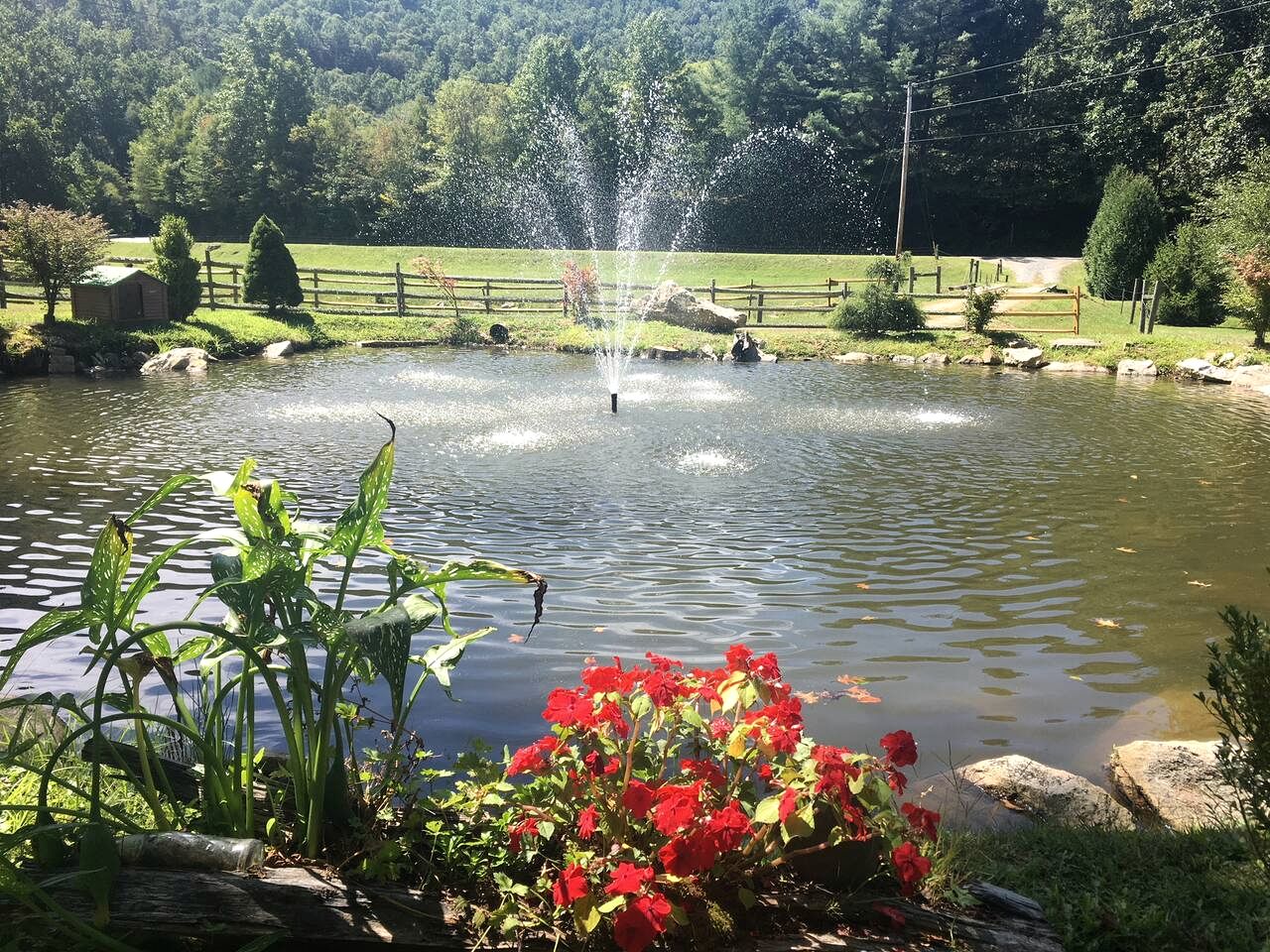 Romantic Farm-Stay Cabin with Petting Zoo & Hot Tub near Boone, NC