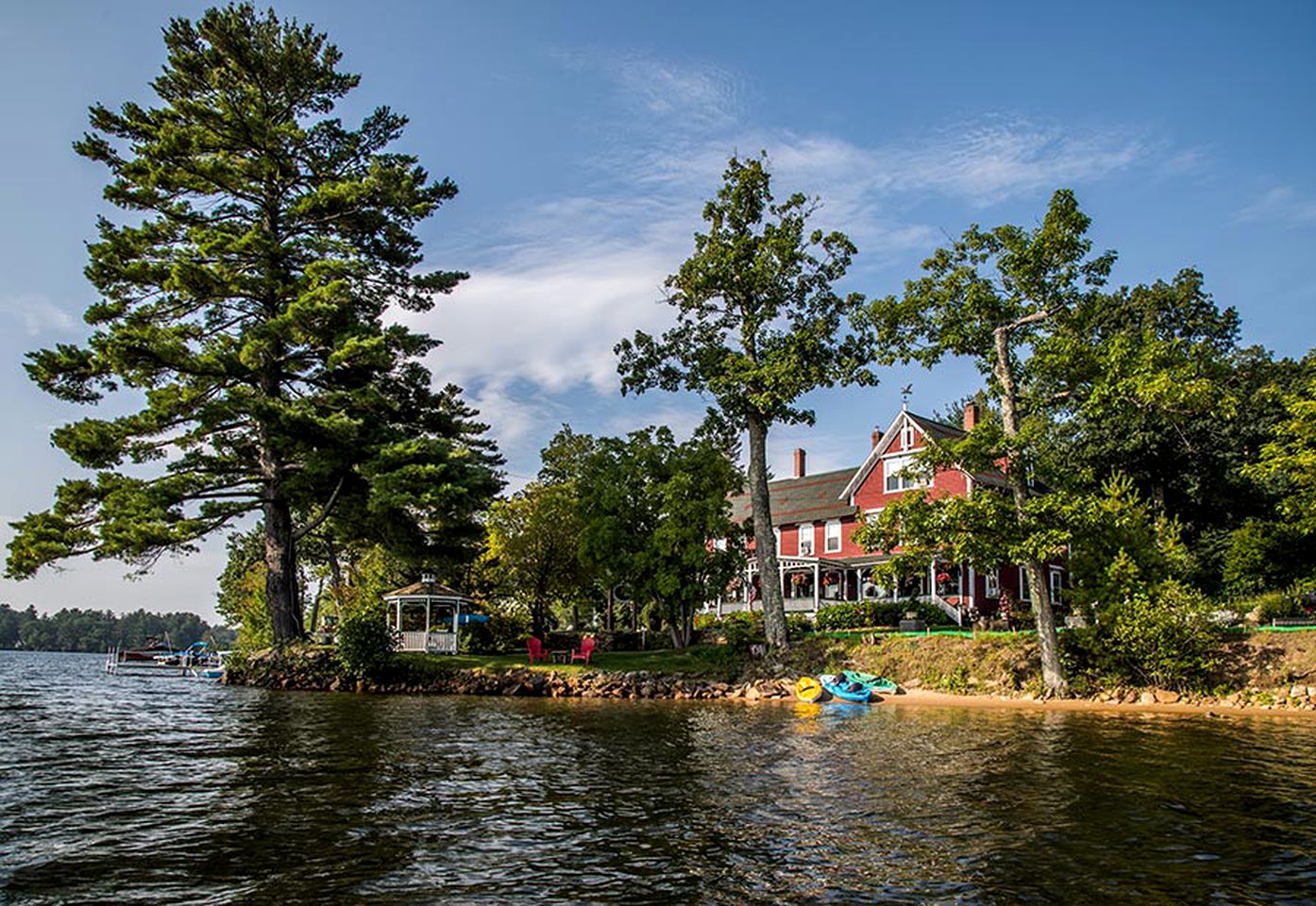 Stylish Vacation Rental with Lake Views near Laconia, New Hampshire