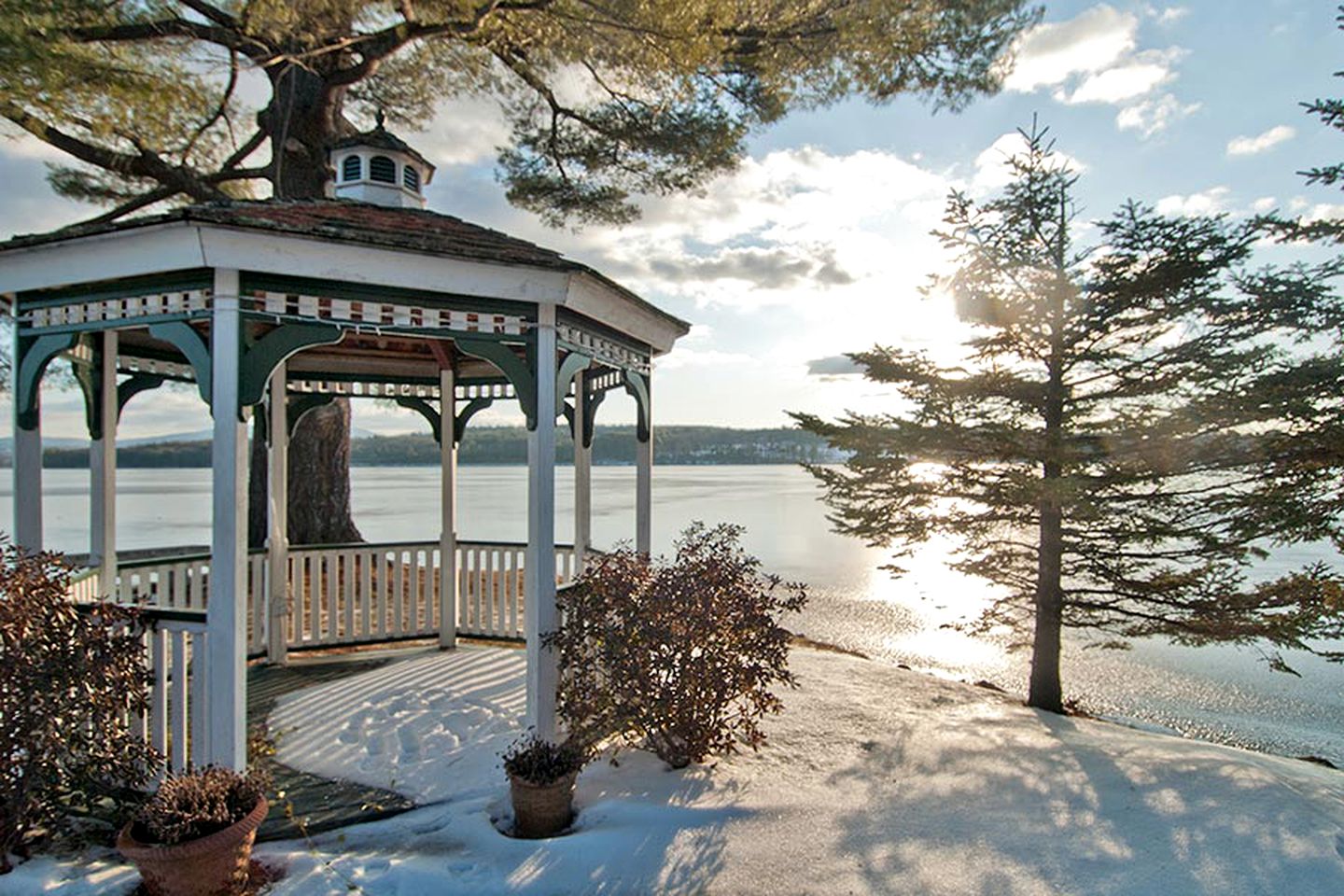 Stylish Vacation Rental with Lake Views near Laconia, New Hampshire
