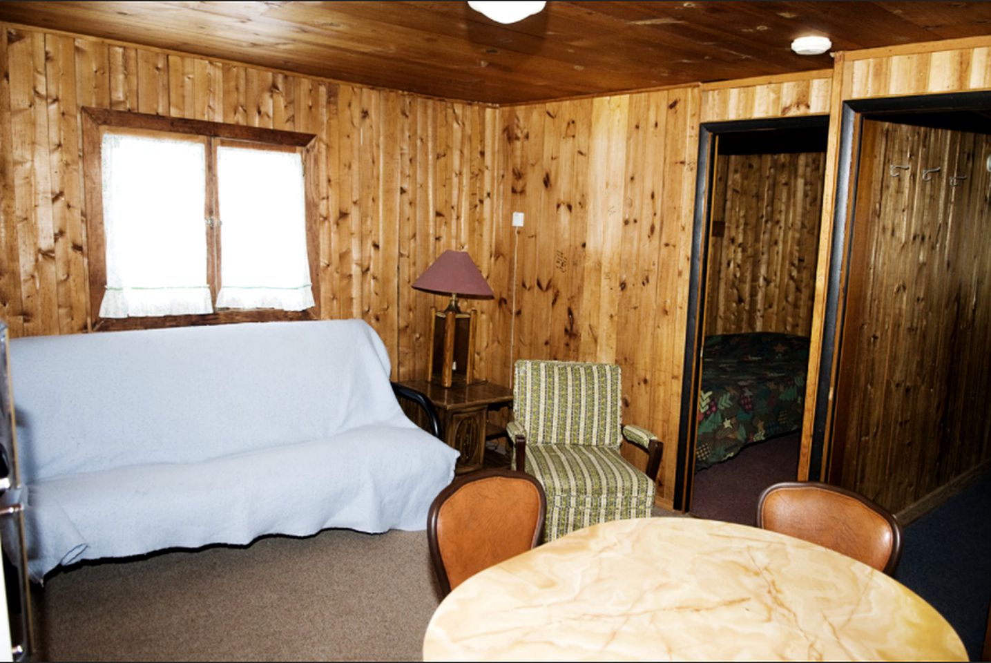 Waterfront Camping Cabin on Pickerel Lake near Three Lakes, Wisconsin