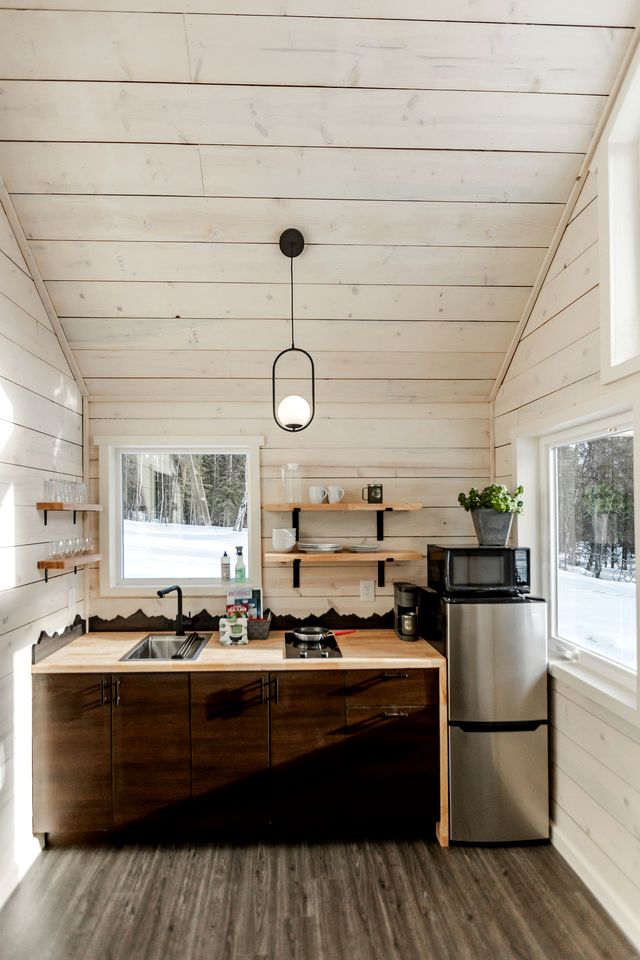 Picturesque Cabin Nestled Amidst Trees in Anchorage, Alaska