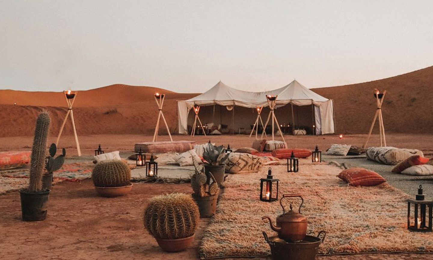 Picturesque Tent for a Luxurious Desert Getaway in the Sahara, Morocco