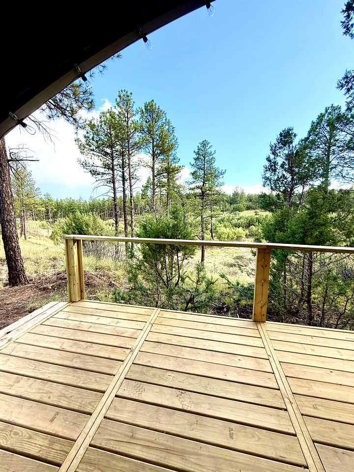 Cozy Glamping Tent with Heritage Orchard & Farm Animals near Mountainair in Torreon, New Mexico