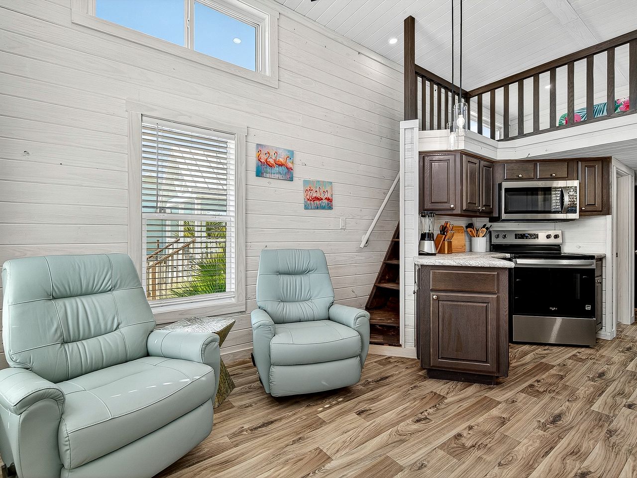 Cozy Tiny Home with Private Palapa Kitchen near Ship Channel in Port Aransas, TX