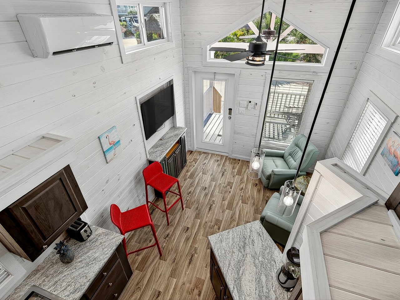 Cozy Tiny Home with Private Palapa Kitchen near Ship Channel in Port Aransas, TX