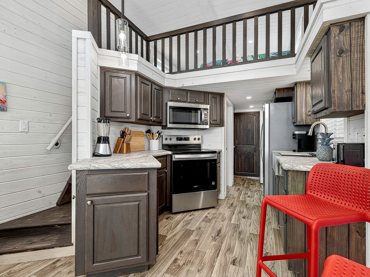 Cozy Tiny Home with Private Palapa Kitchen near Ship Channel in Port Aransas, TX
