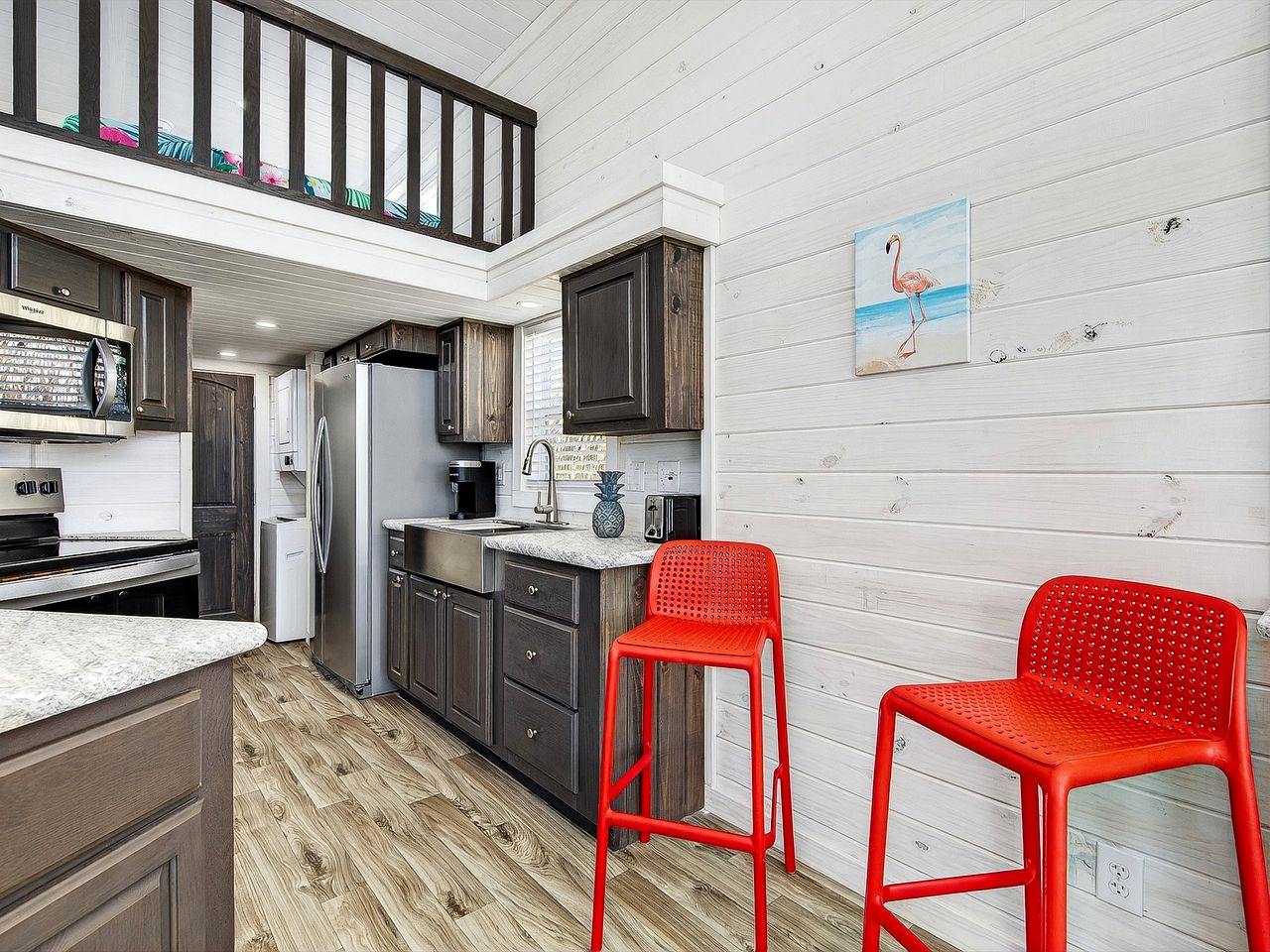 Cozy Tiny Home with Private Palapa Kitchen near Ship Channel in Port Aransas, TX