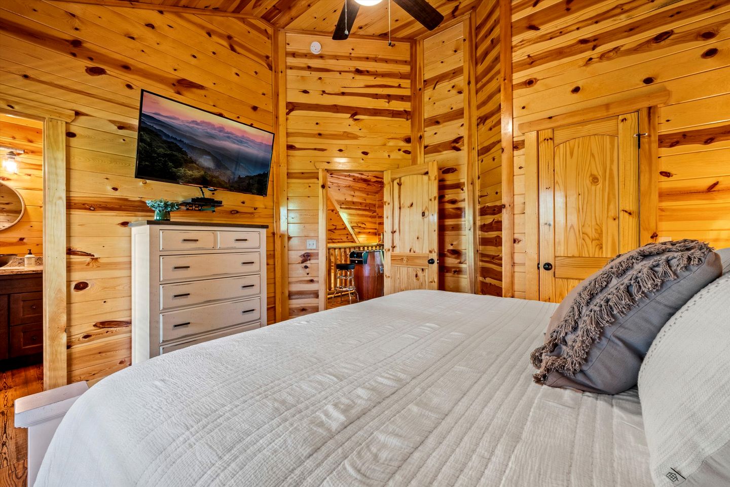 Spacious Family Cabin with Indoor Pool & Game Room near Dollywood in Gatlinburg, Tennessee