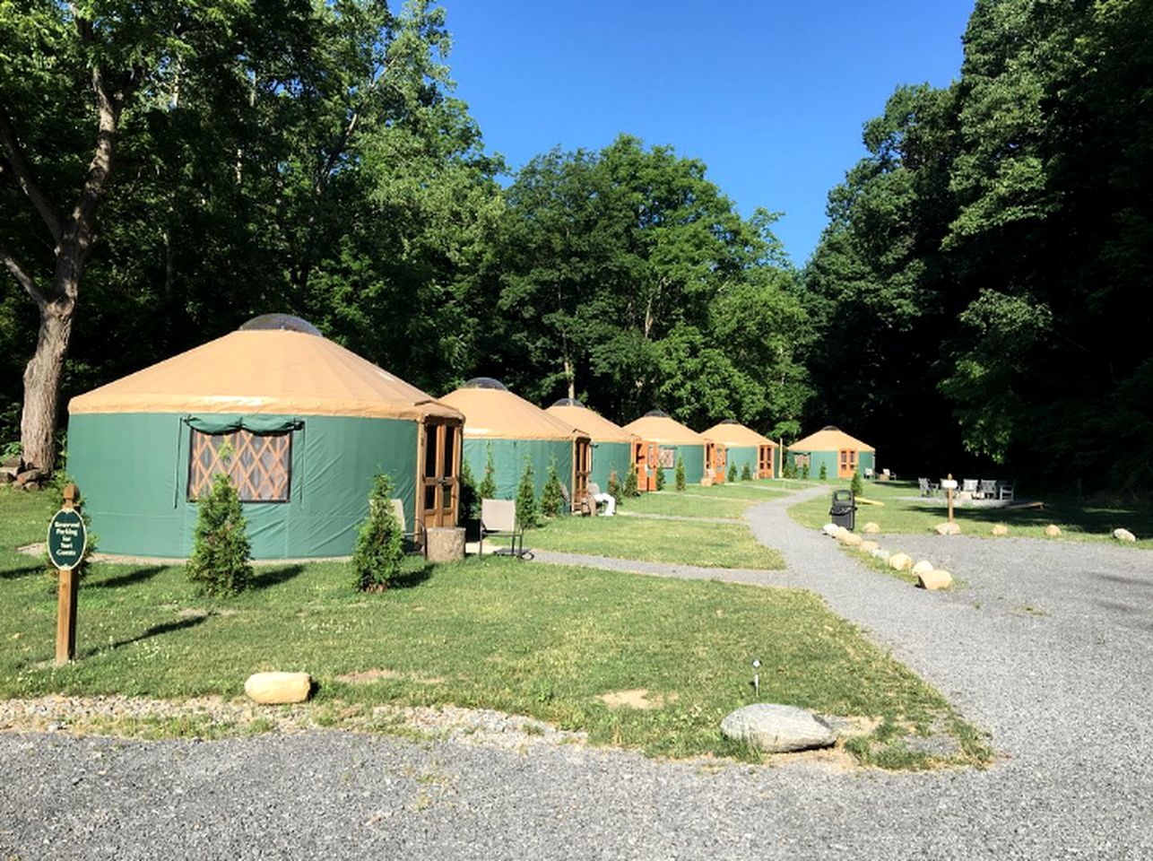 Fantastic Yurt Accommodation for a Glamping Getaway on Seneca Lake in New York