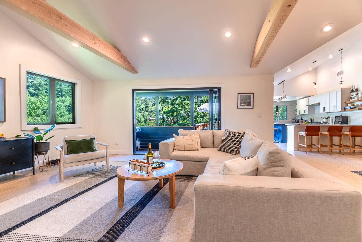 Stylish Riverfront Retreat with Private Dock & Hot Tub near Wineries in Forestville, California