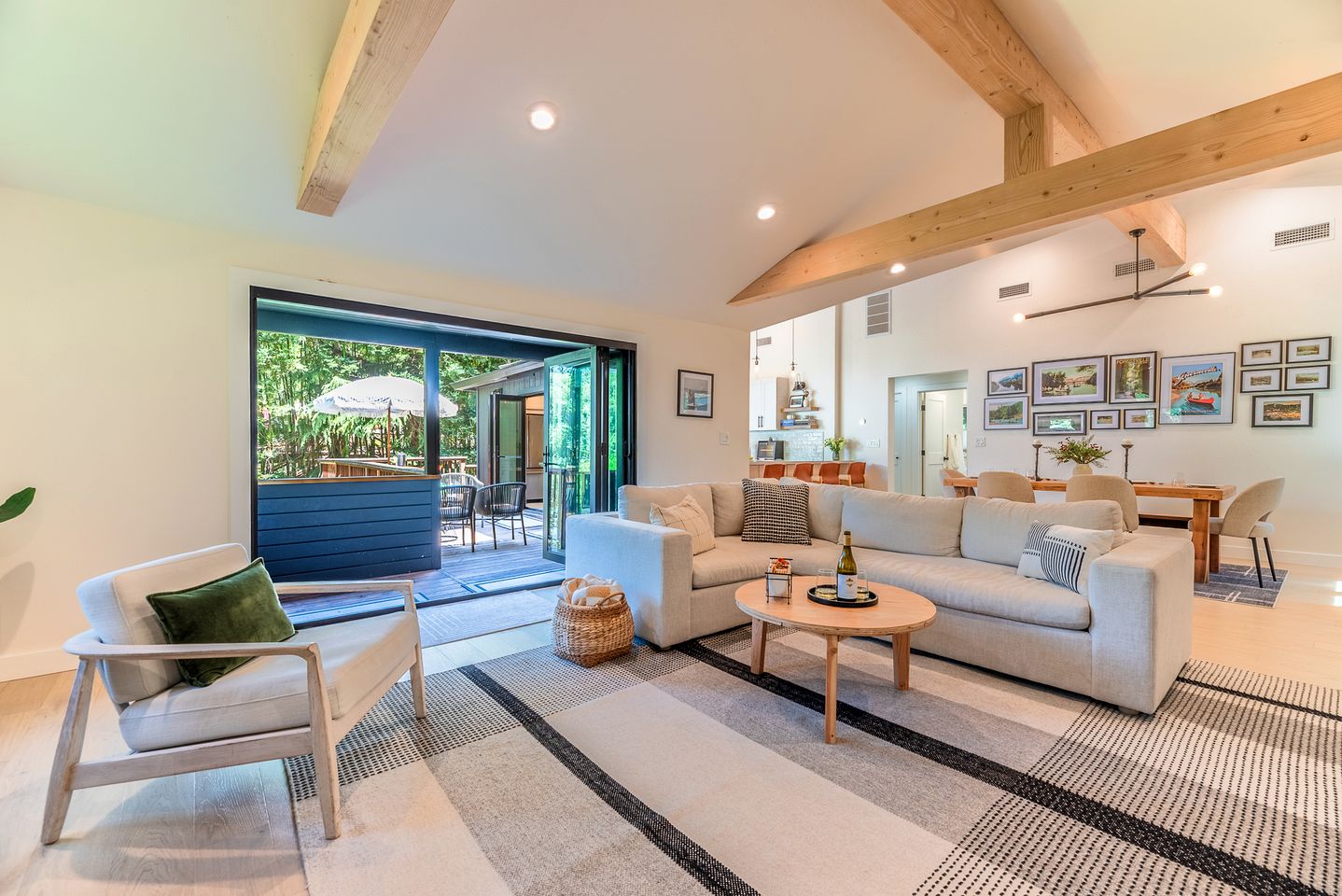 Stylish Riverfront Retreat with Private Dock & Hot Tub near Wineries in Forestville, California