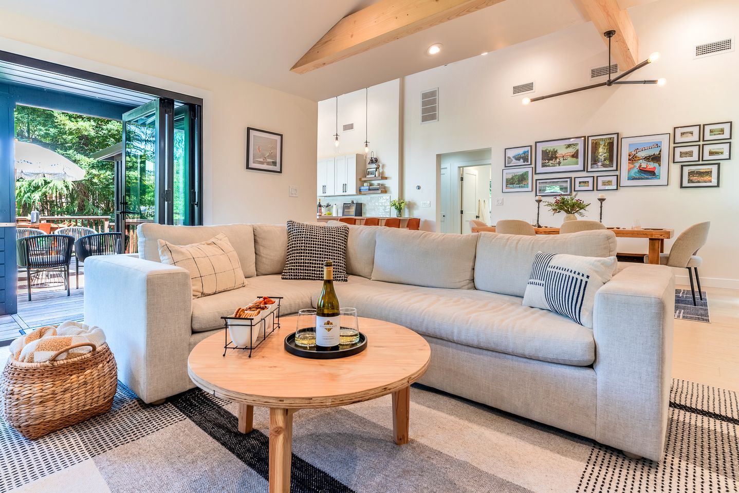 Stylish Riverfront Retreat with Private Dock & Hot Tub near Wineries in Forestville, California