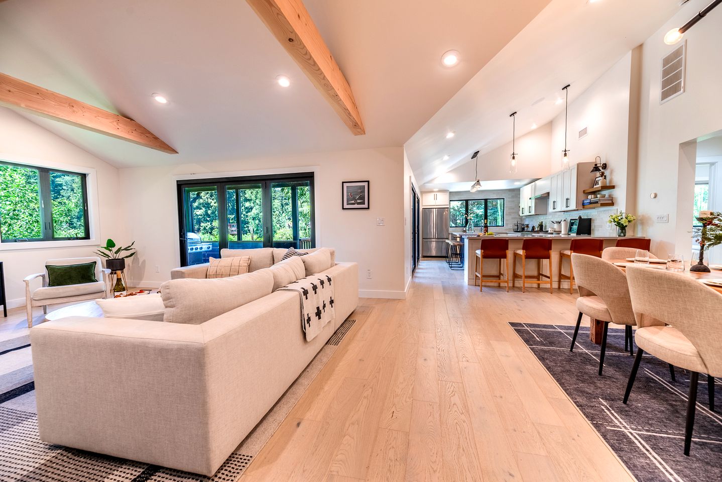 Stylish Riverfront Retreat with Private Dock & Hot Tub near Wineries in Forestville, California