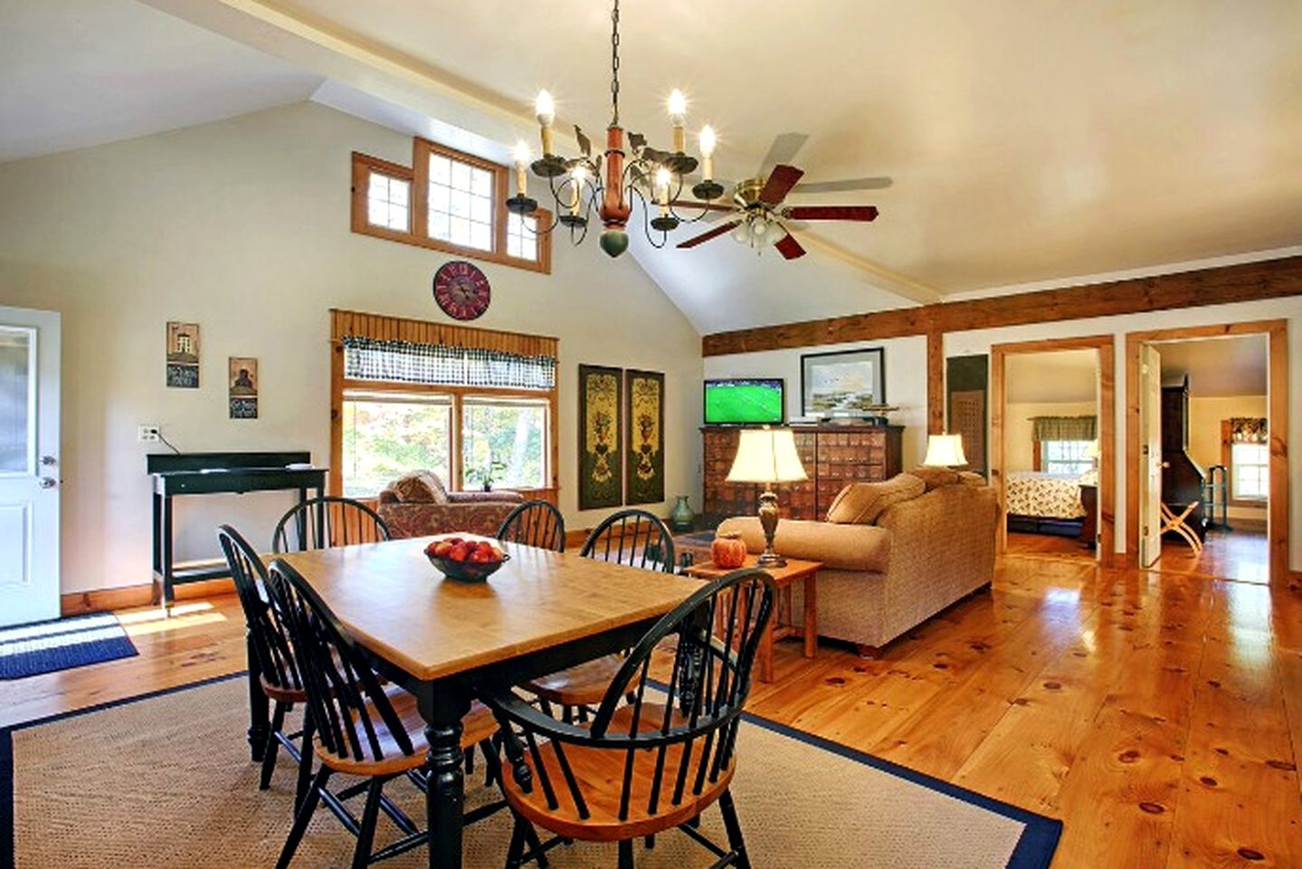 Light-Filled, Well-Appointed Mountain Cabin for a Vacation in Wells, Vermont