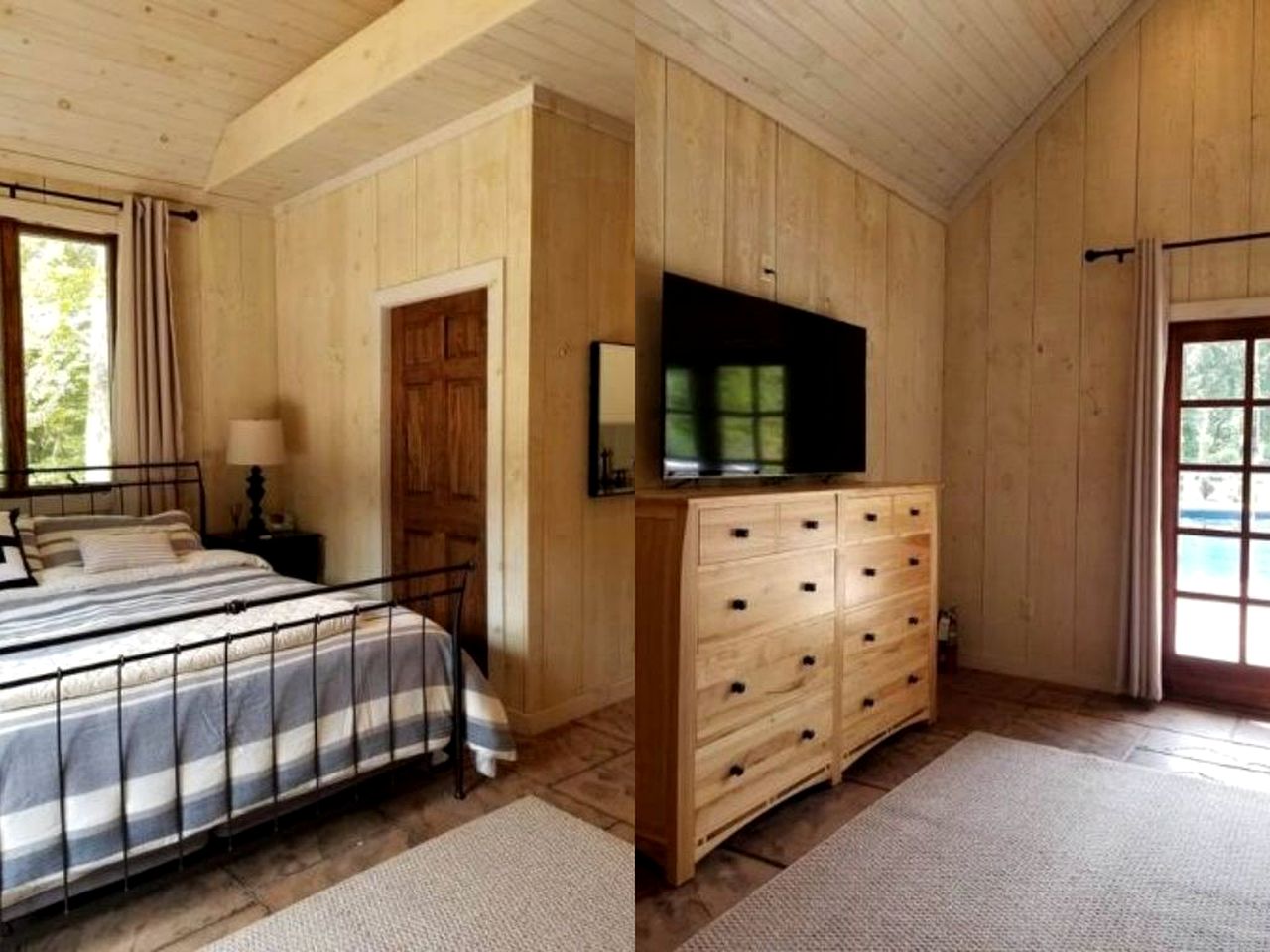 Glamorous Cottage Rental with Outdoor Lounge and Pool on 40 Acres in Pine Bush, New York