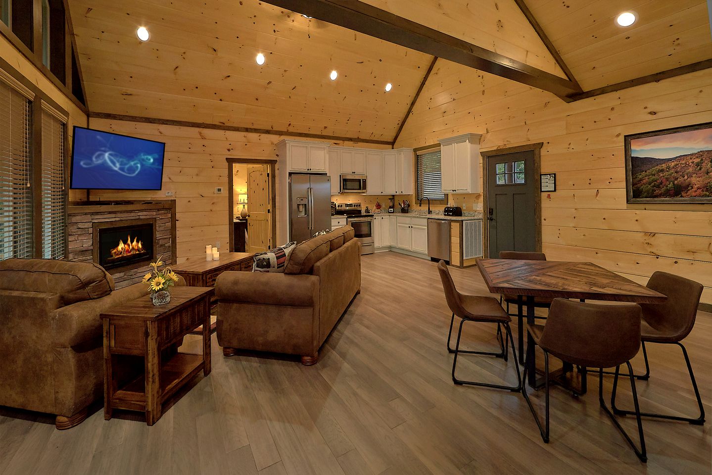Romantic Cabin Escape for Two with Indoor Pool and Hot Tub in Sevierville, Tennessee