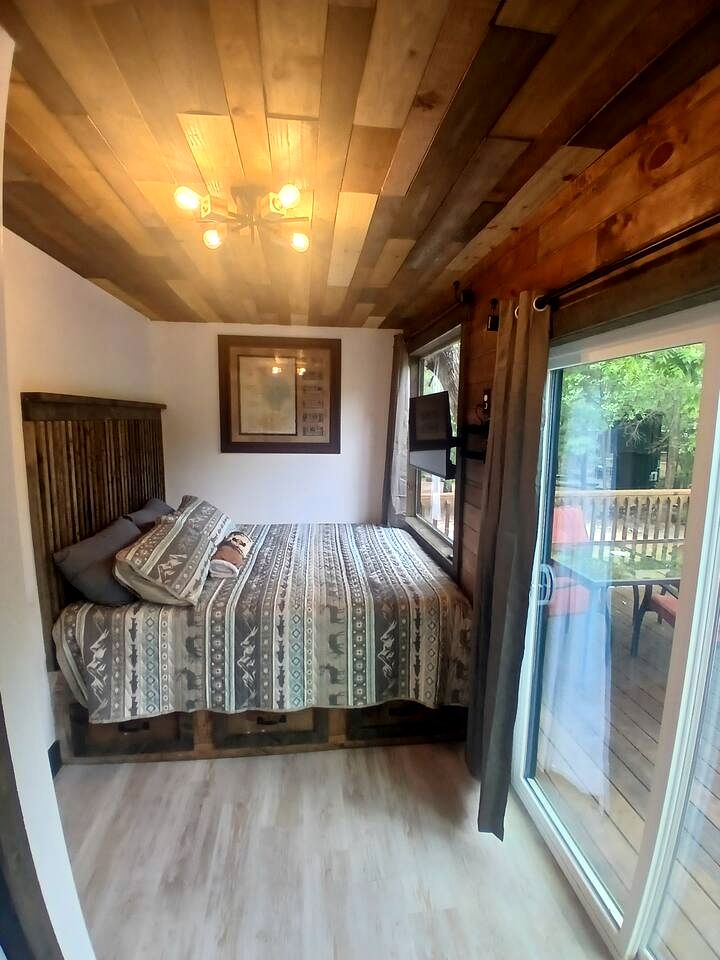 Serene Forest Retreat Home with Waterfall Pool, Creek & Kayak Access near Houston, Grimes County, Texas