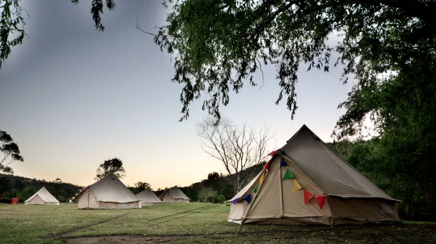 Pop-Up Glamping Tent Hotel in NSW, Australia