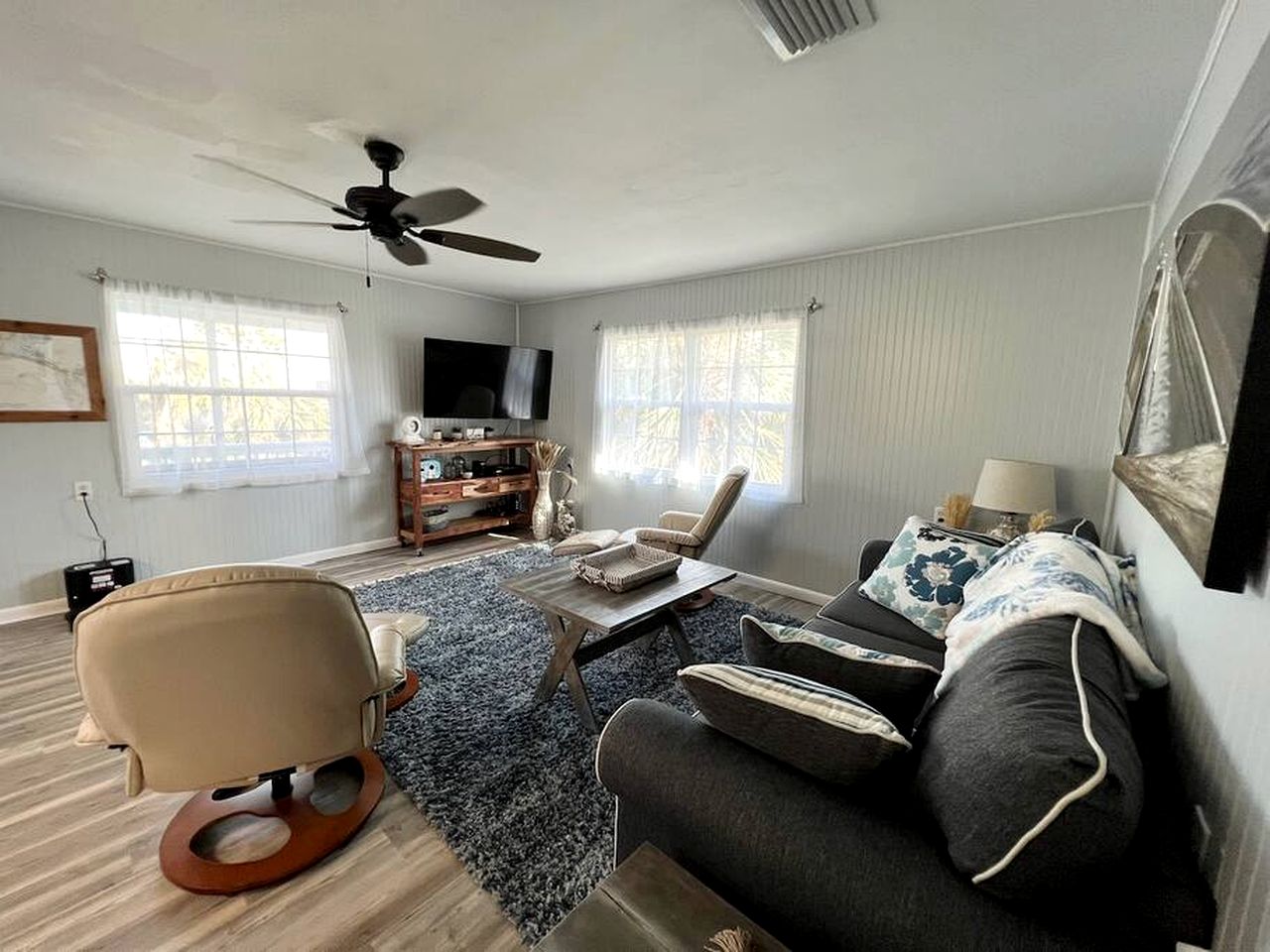 Charming Waterfront Cottage with Private Dock near Little Gasparilla Island, Florida