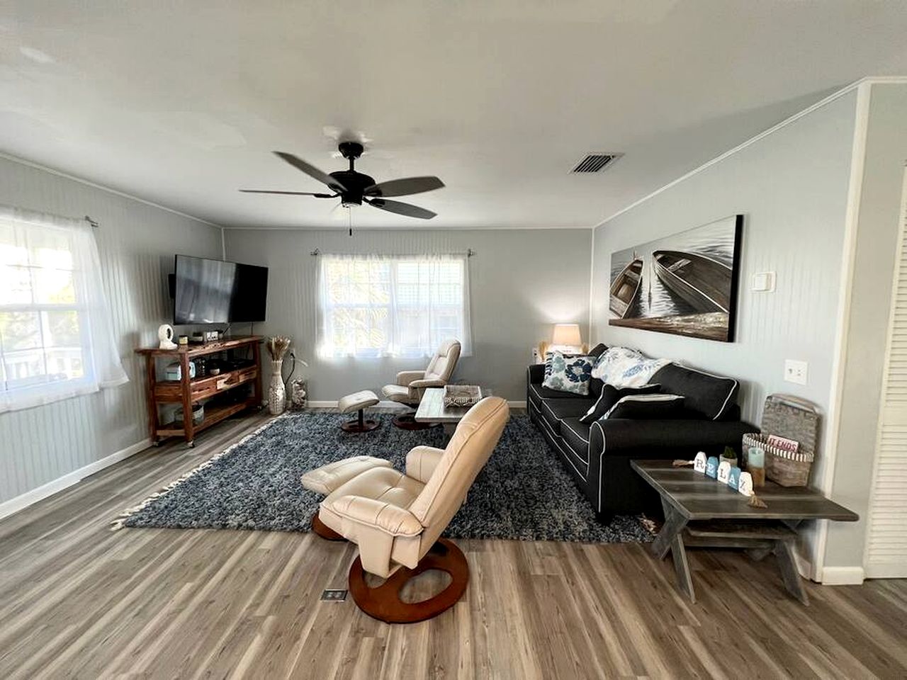 Charming Waterfront Cottage with Private Dock near Little Gasparilla Island, Florida