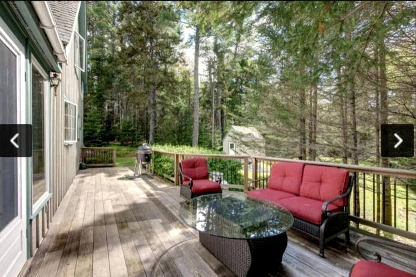 Bright Post & Beam Retreat with Fire Pit & Game Room Near Acadia | Sorrento, Maine