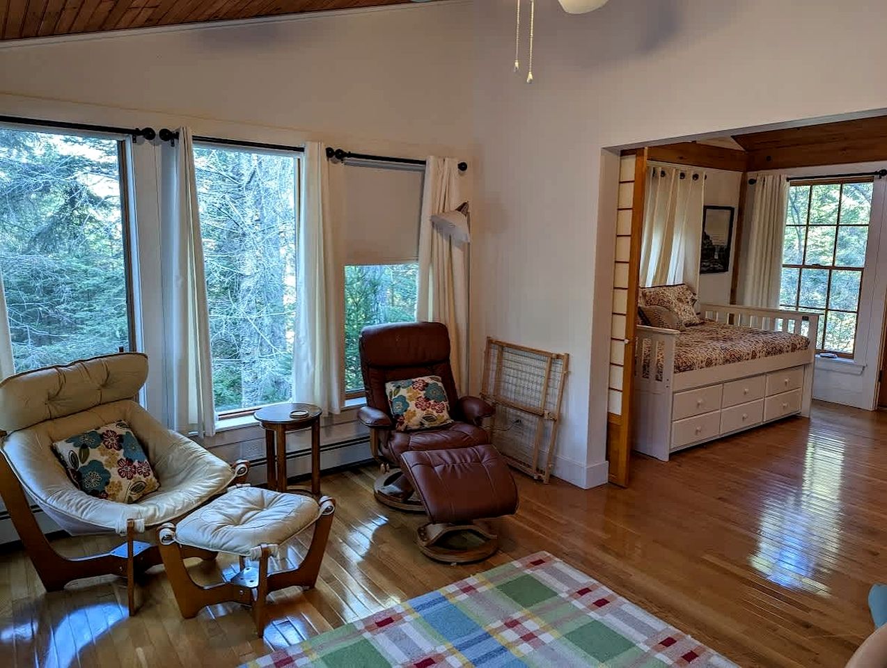 Bright Post & Beam Retreat with Fire Pit & Game Room Near Acadia | Sorrento, Maine