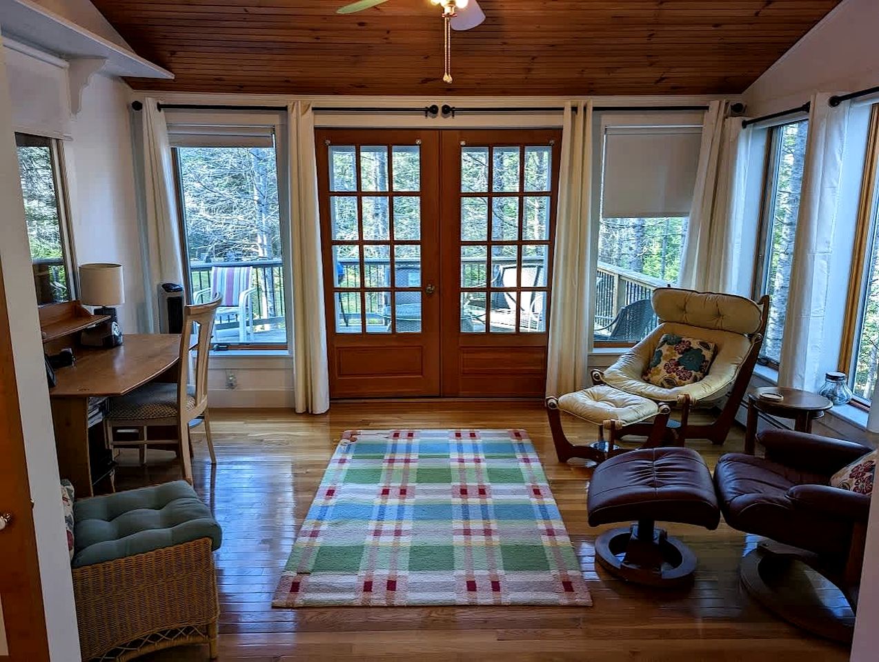 Bright Post & Beam Retreat with Fire Pit & Game Room Near Acadia | Sorrento, Maine
