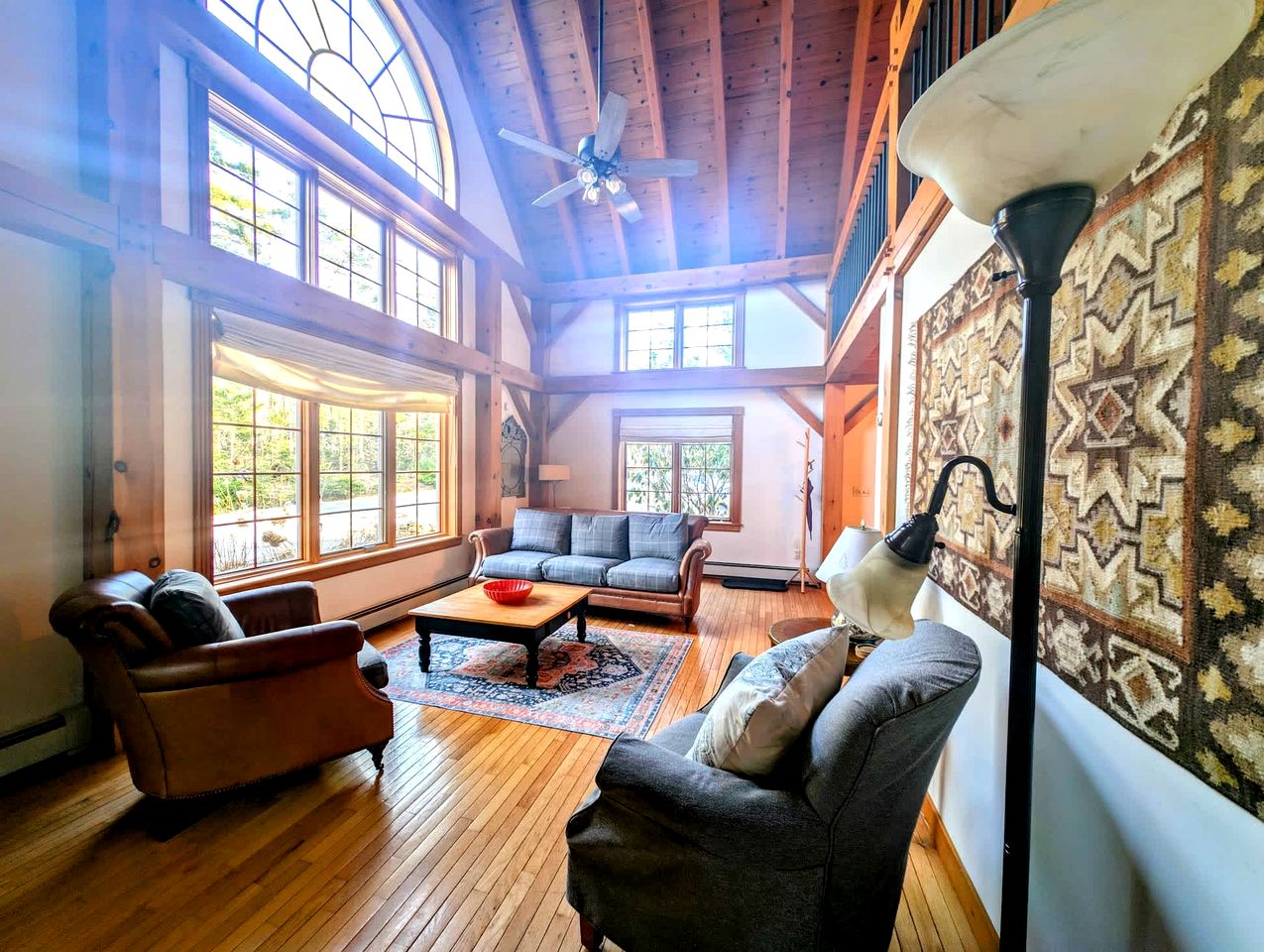 Bright Post & Beam Retreat with Fire Pit & Game Room Near Acadia | Sorrento, Maine