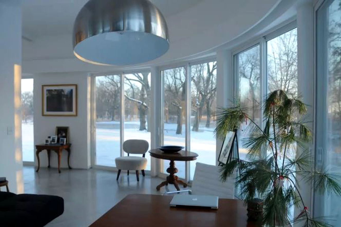 Fabulous Retreat with an Indoor Pool and Sauna for a Luxury Getaway in Champaign, Illinois