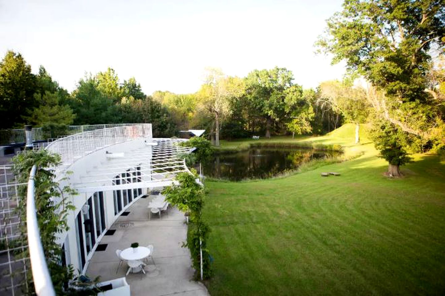 Fabulous Retreat with an Indoor Pool and Sauna for a Luxury Getaway in Champaign, Illinois