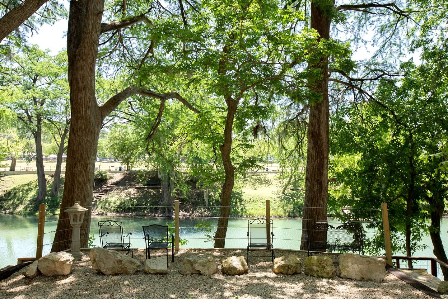 Stunning Riverfront Cottage with Amazing Outdoor Area Perfect for Water Activities in New Braunfels, Texas