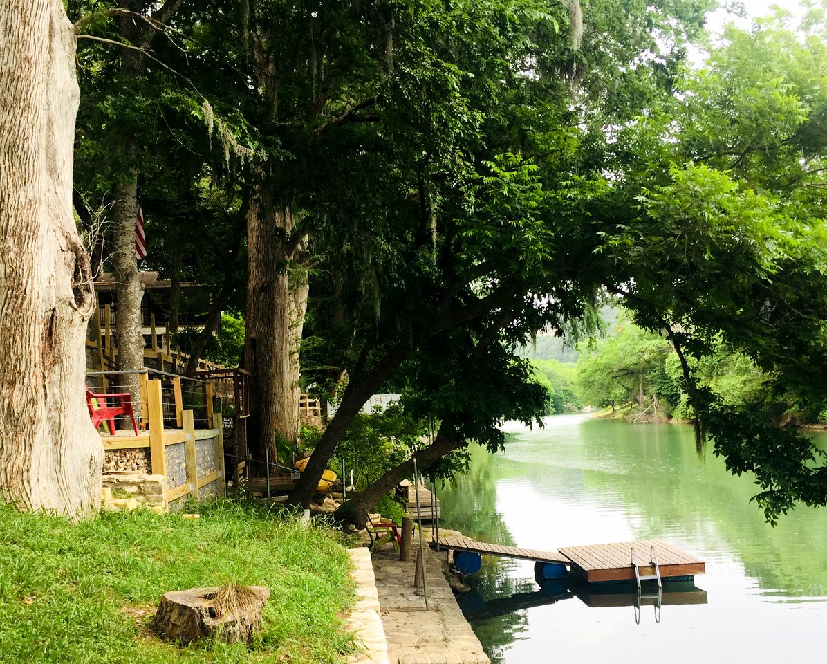 Stunning Riverfront Cottage with Amazing Outdoor Area Perfect for Water Activities in New Braunfels, Texas