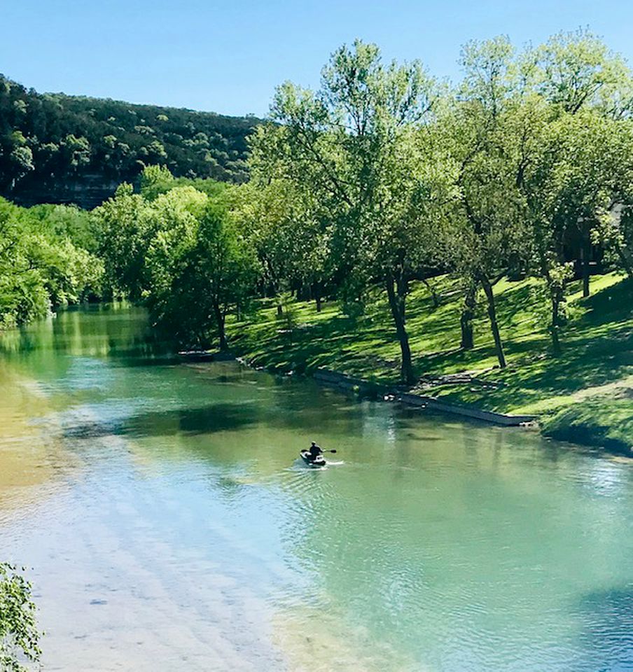 Stunning Riverfront Cottage with Amazing Outdoor Area Perfect for Water Activities in New Braunfels, Texas