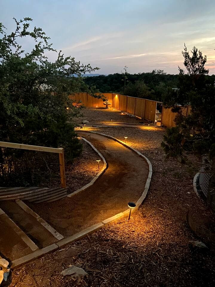 Luxury Hilltop Safari Tent with Private Hot Tub near Lake Travis in Marble Falls, Texas