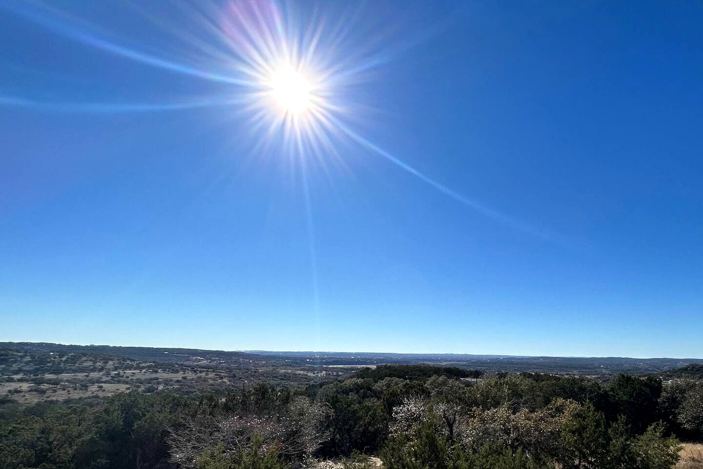 Luxury Hilltop Safari Tent with Private Hot Tub near Lake Travis in Marble Falls, Texas