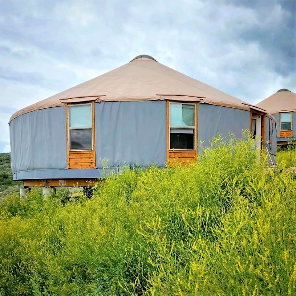 Pretty Yurts by Bear Lake in Garden City, Utah - Perfect Glamping Site for a Group Retreat Suitable for 60 People