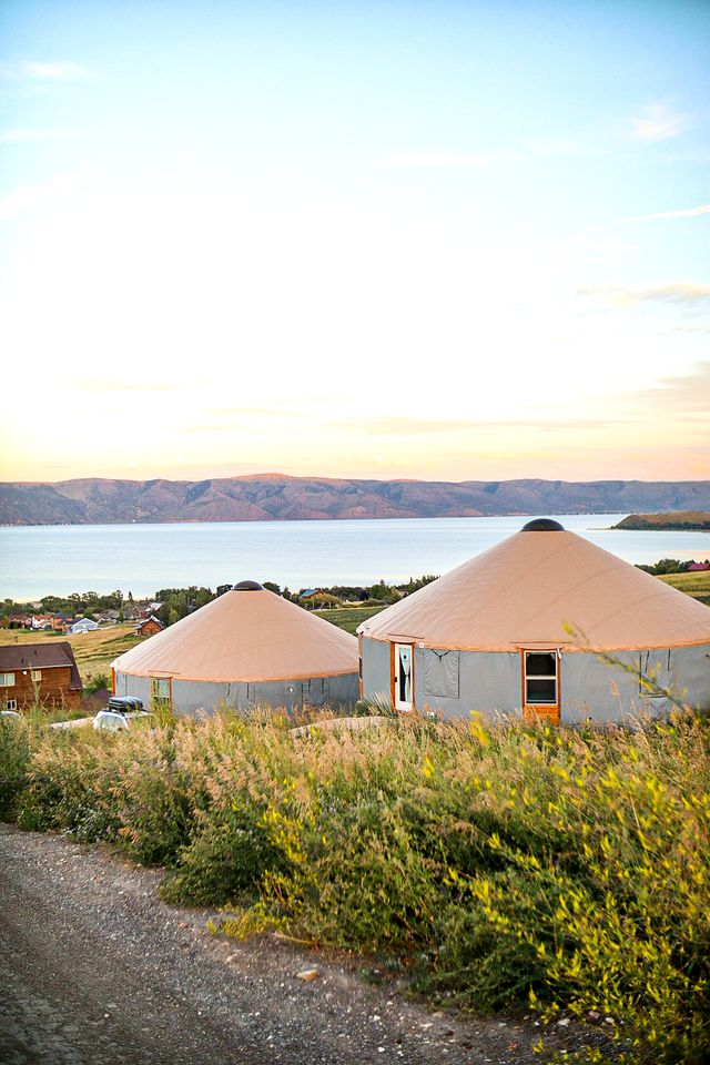 Pretty Yurts by Bear Lake in Garden City, Utah - Perfect Glamping Site for a Group Retreat Suitable for 60 People