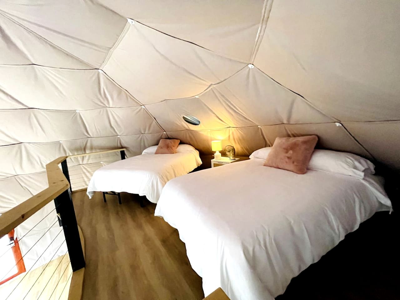 Lofted Family Dome with Equipped Deck in Kentucky