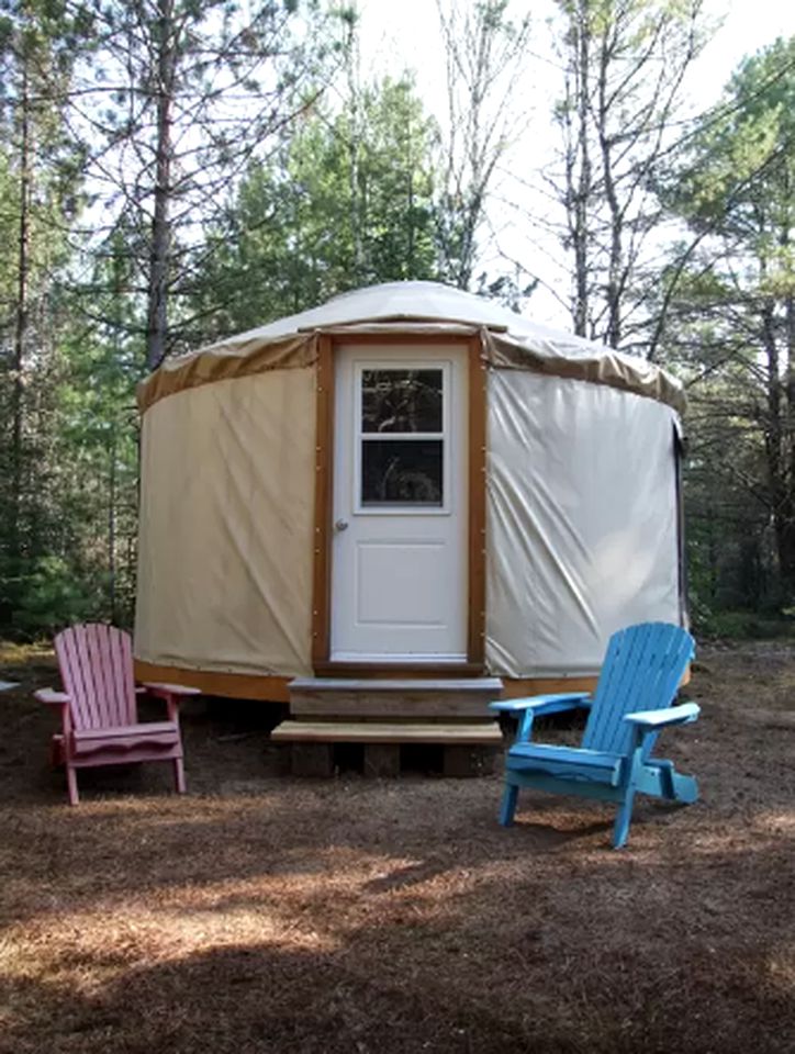 Romantic Lakeside Yurt Rental for Couples Getaway near Ottawa