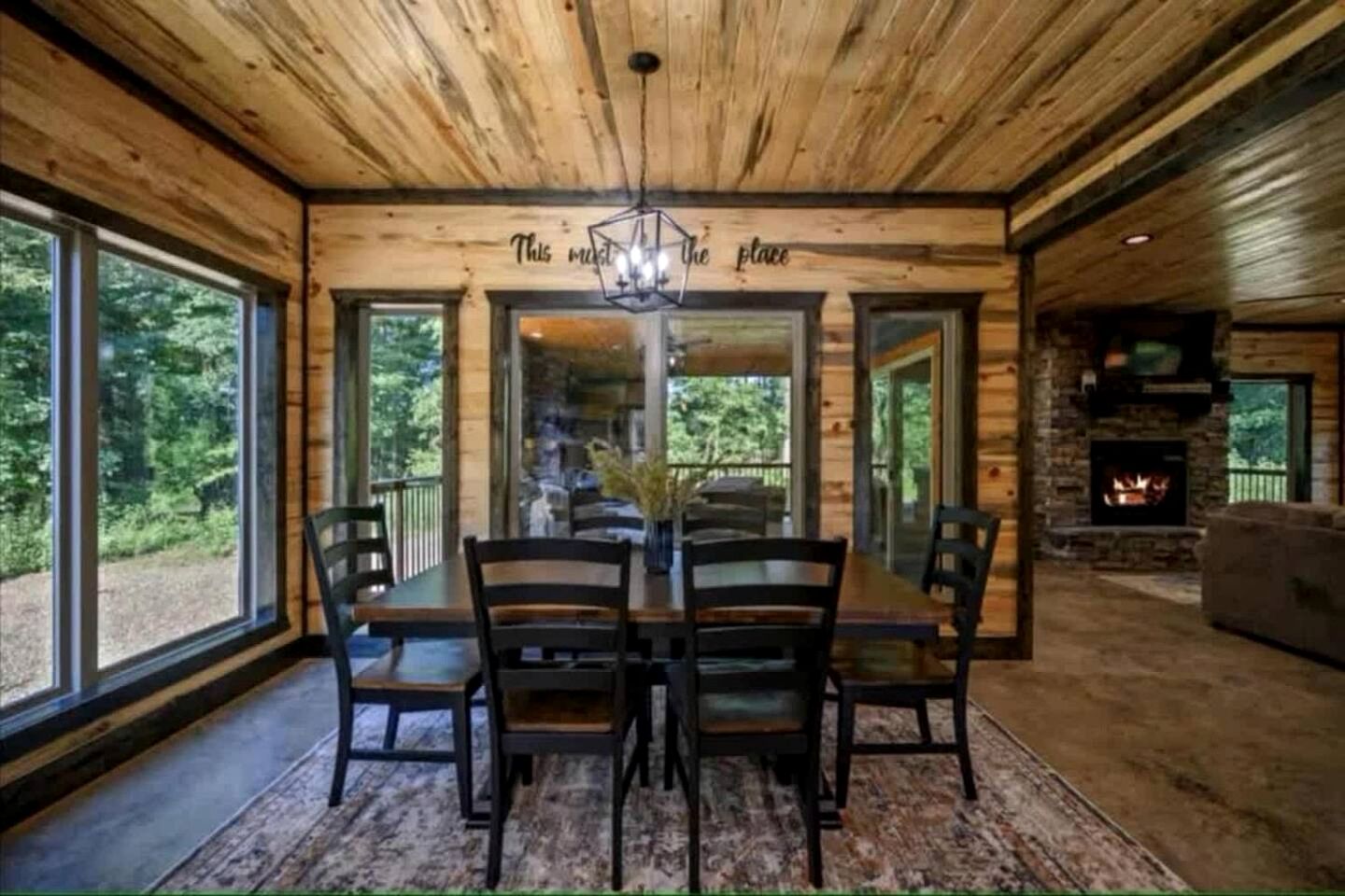Private Forestview Luxury Cabin with Hot Tub, Foosball Loft & Outdoor Fireplace Near Beavers Bend, Broken Bow, OK