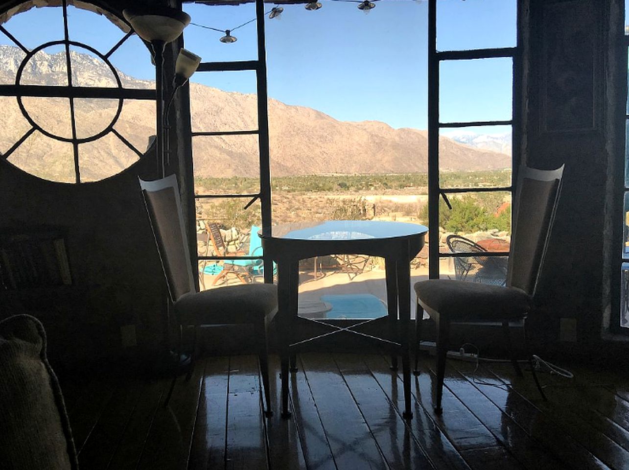 Stone-Built Bungalow Rental with Coachella Valley Views near Palm Springs, California