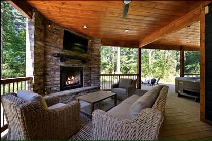 Private Forestview Luxury Cabin with Hot Tub, Foosball Loft & Outdoor Fireplace Near Beavers Bend, Broken Bow, OK photo 5