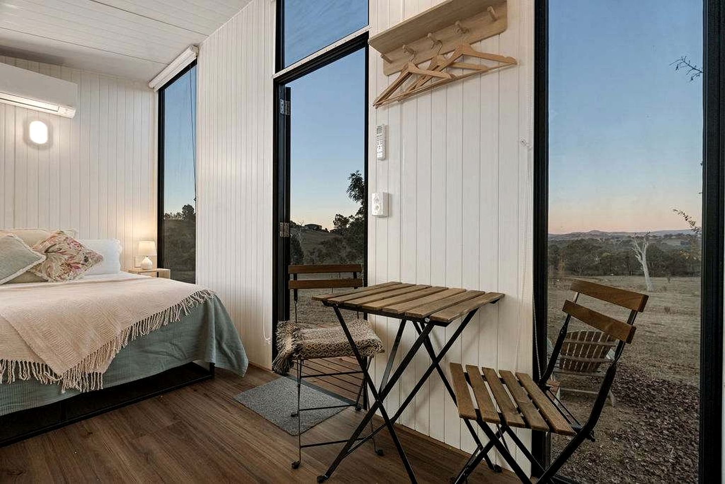Private Tiny House with Views into the High Country and Lake Hume in New South Wales, Australia