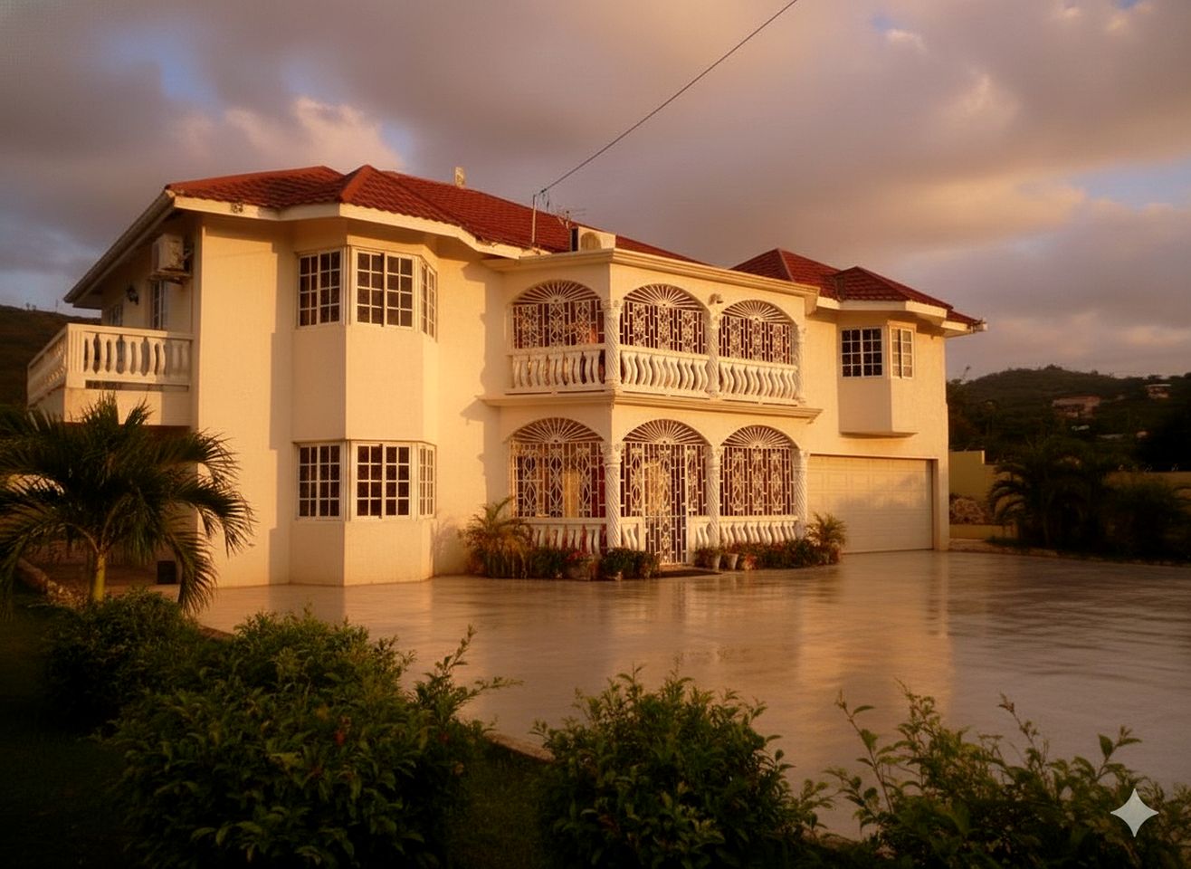 Scenic Poolside Sanctuary with Gazebo Hangout and Mountain Views in Manchester, Jamaica