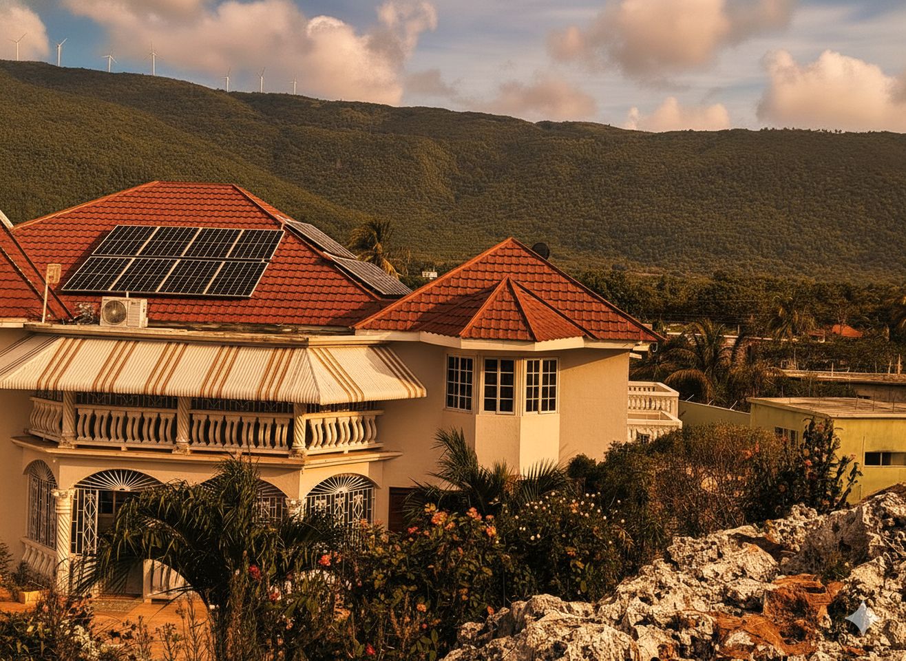 Scenic Poolside Sanctuary with Gazebo Hangout and Mountain Views in Manchester, Jamaica