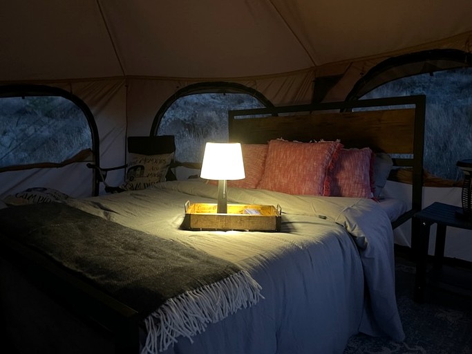 Intimate Remote Bell Tent Perfect for a Unique Desert Escape in Nevada | Bell Tents (Boulder City, Nevada, United States of America)